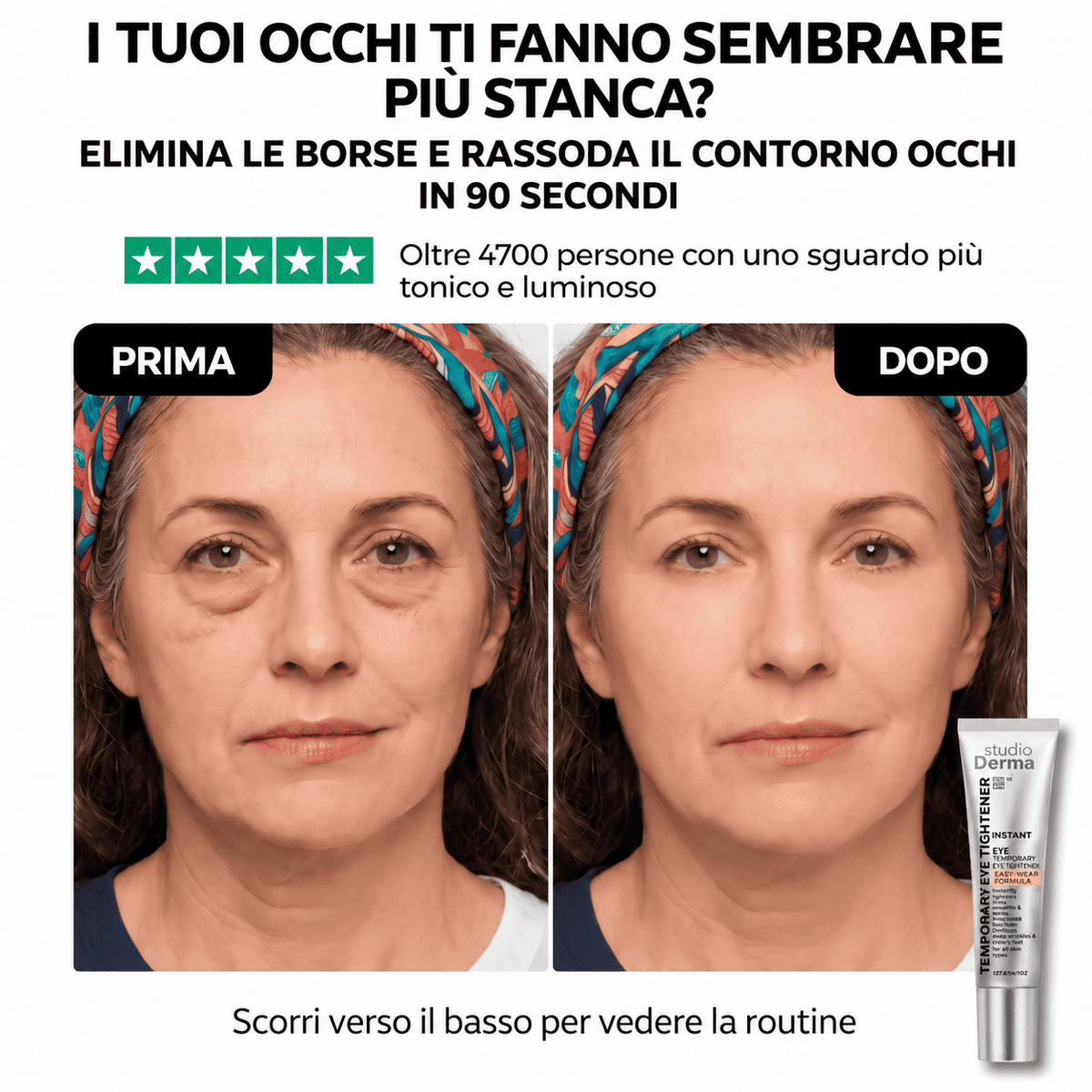 Tensore Occhi Anti-Età – Effetto Giovane in 90 Secondi