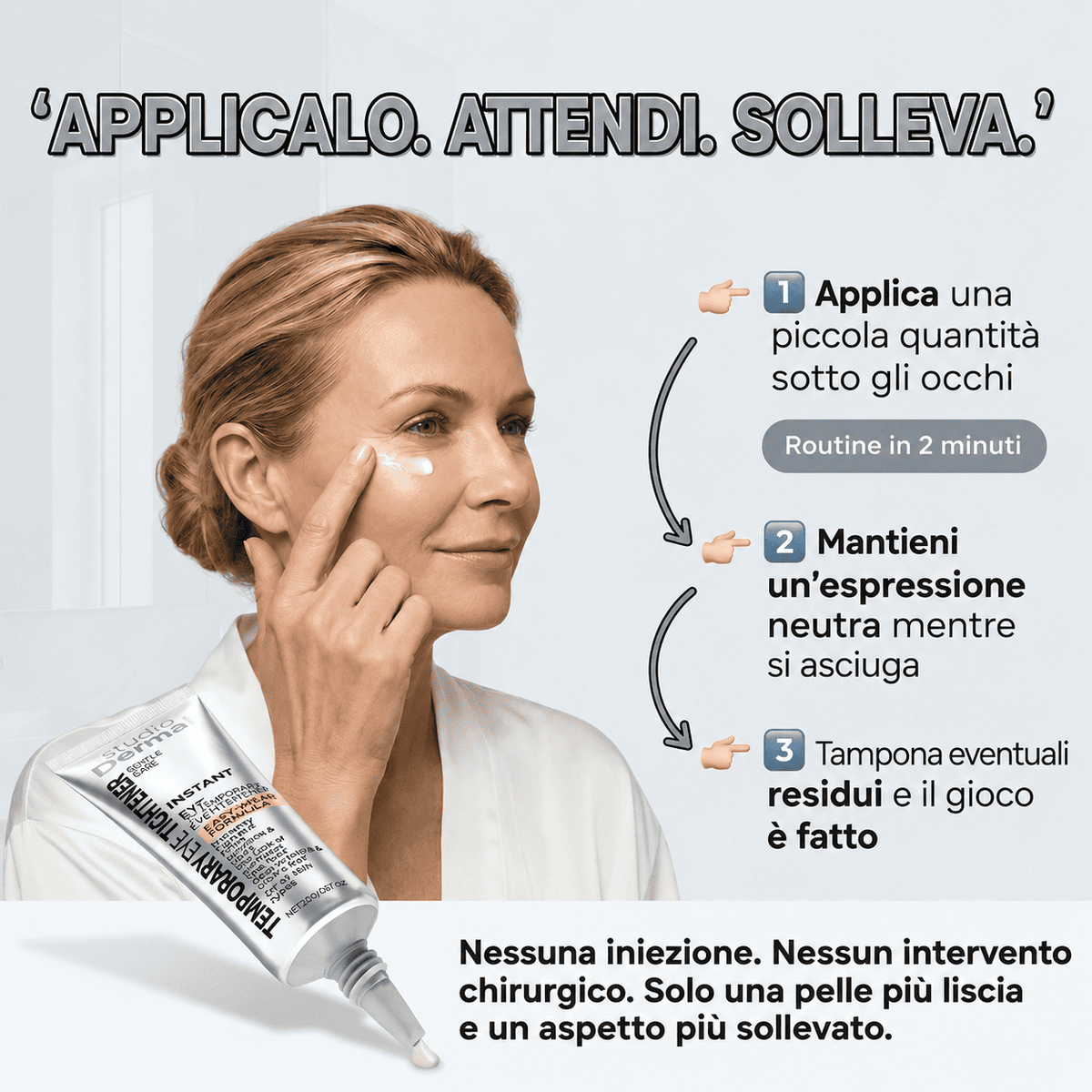 Tensore Occhi Anti-Età – Effetto Giovane in 90 Secondi