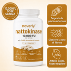 Nattokinasi alla massima potenza 10.000 FU — Supporto per la circolazione